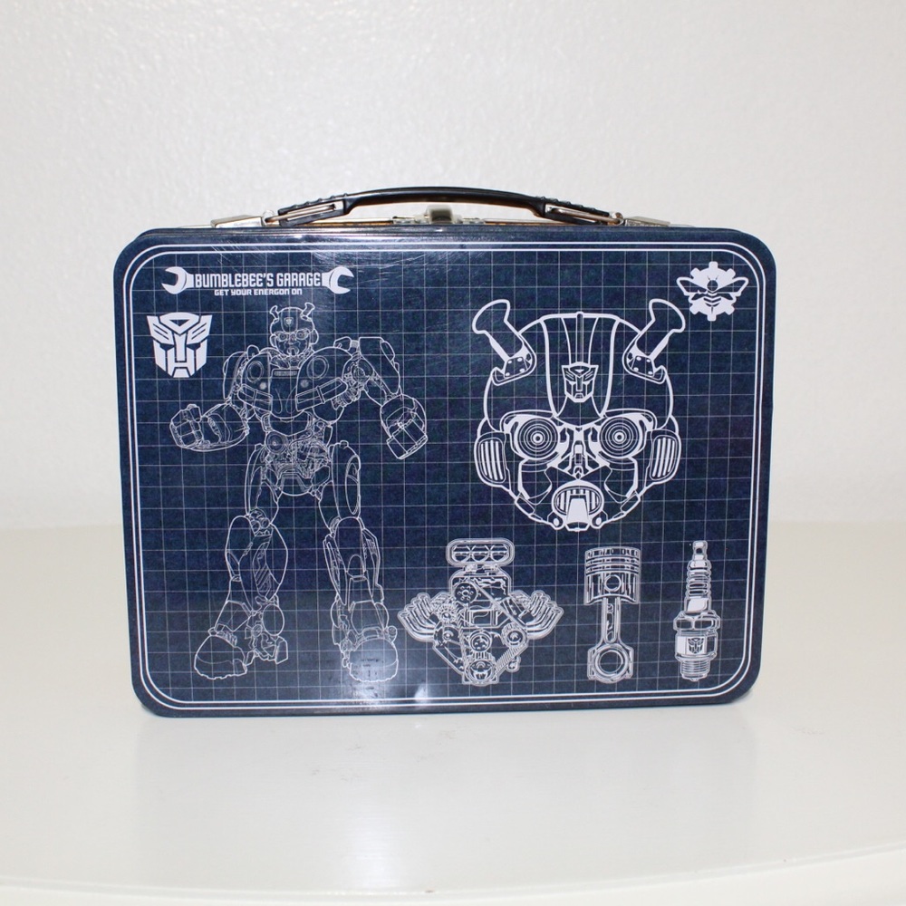 Transformers Bumblebees Garage Blueprint Lunchbox
